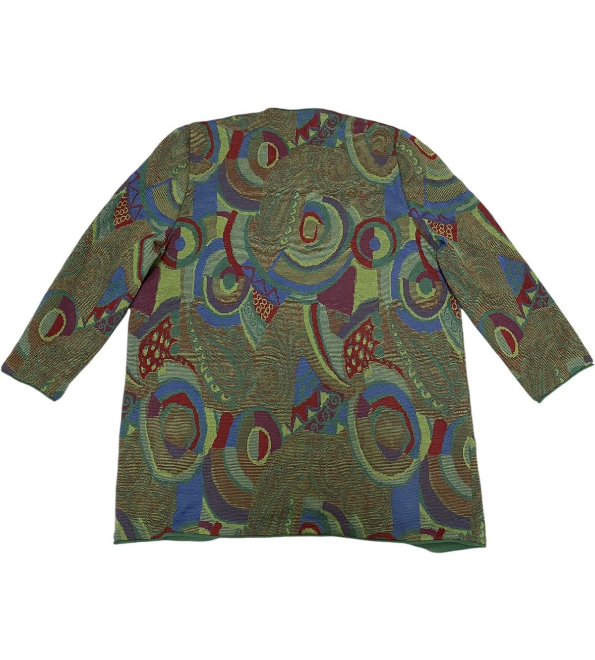 Designer Devernois Paris Multiscreen Cardigan Knit (C3) Size L / US 10 / IT 46 - 3 Thumbnail