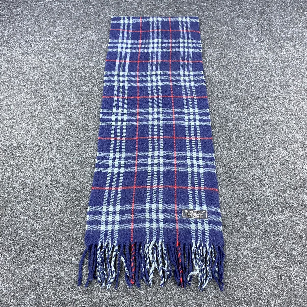 Burberry × Vintage Burberrys Scarf # D232 # Muffler # Neckwear Size ONE SIZE - 3 Thumbnail