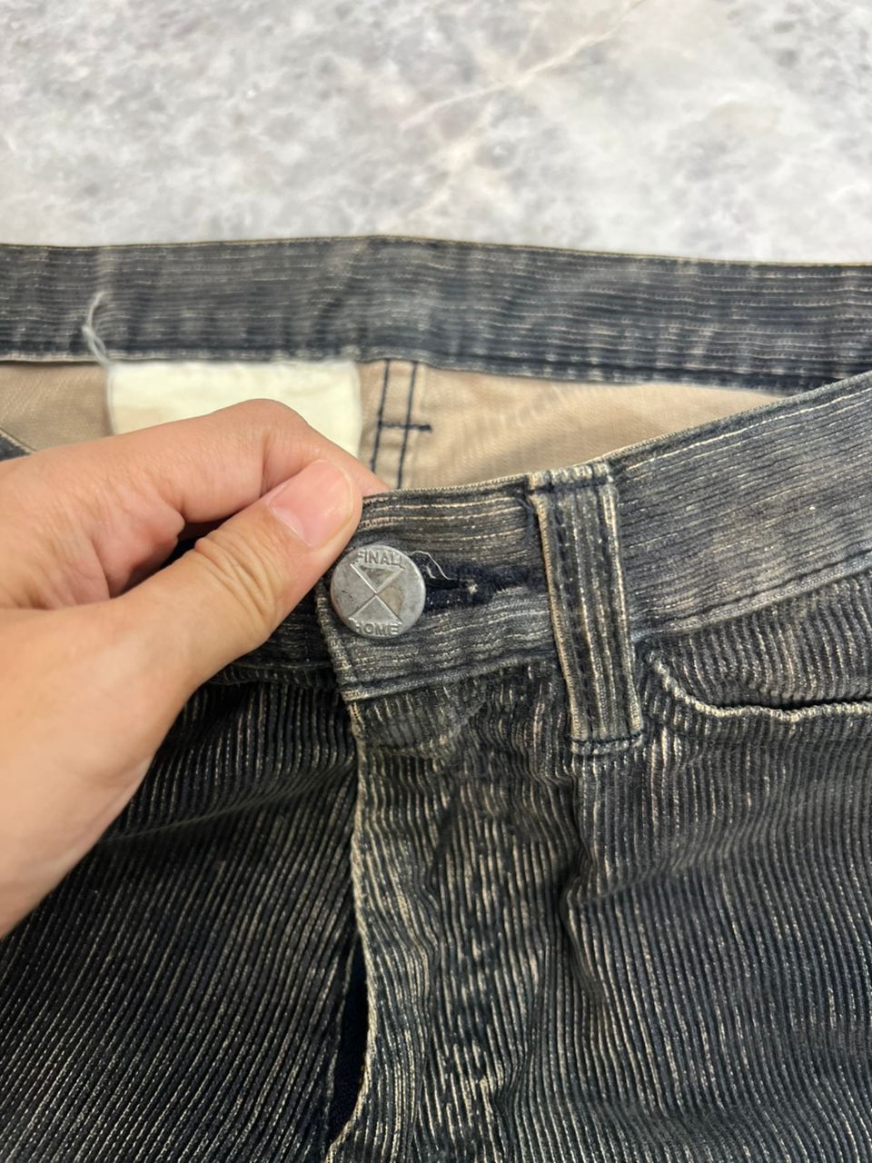 Final Home Final Home Corduroy Distressed Cargo Pants Size US 30 / EU 46 - 5 Thumbnail