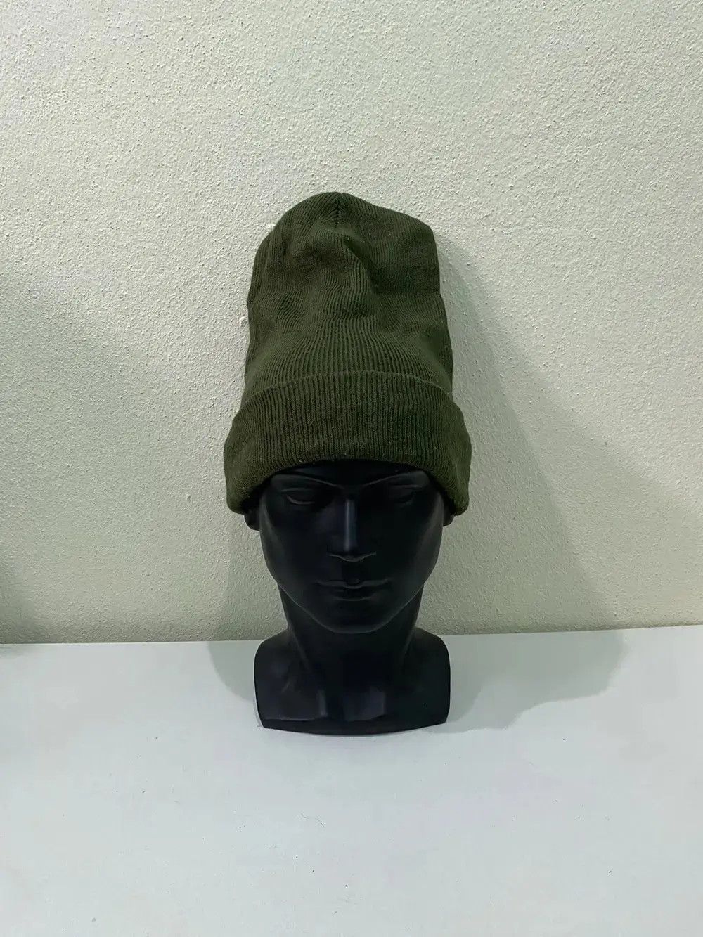 Vintage Vintage Made In USA Military Design Beanie Hat Size ONE SIZE - 2 Thumbnail
