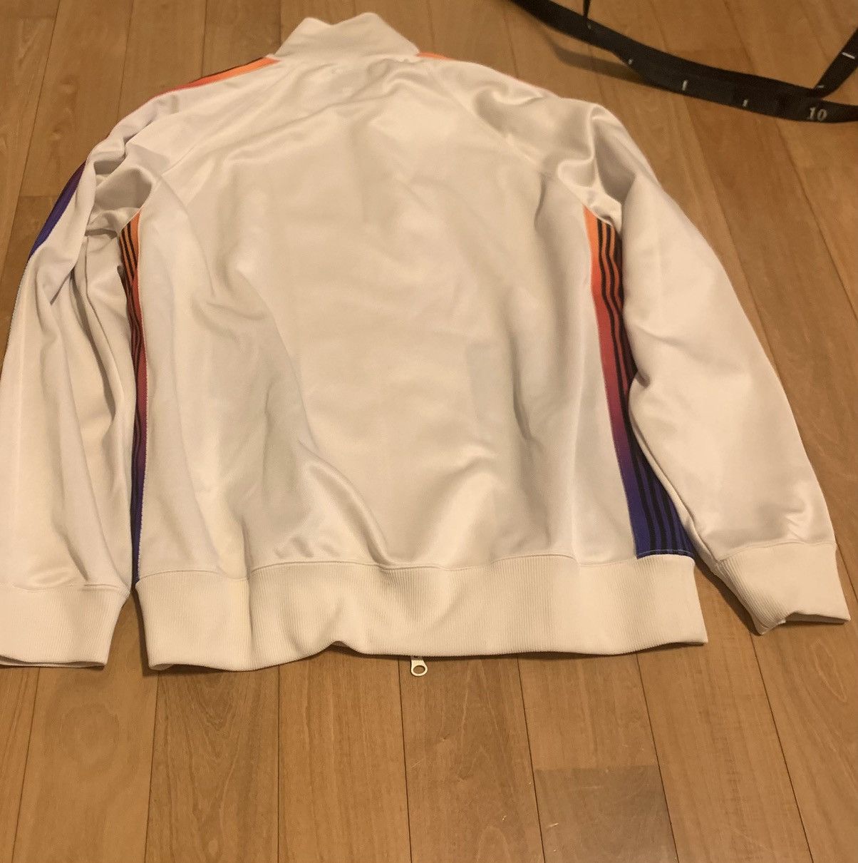 AWGE × Needles 2021 Needles X AWGE off white rainbow tape track jacket Size US L / EU 52-54 / 3 - 2 Thumbnail