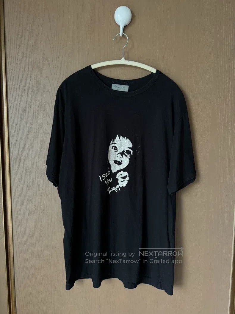 Yohji Yamamoto Yohji Yamamoto Black portrait short sleeve Size US L / EU 52-54 / 3 - 1 Thumbnail