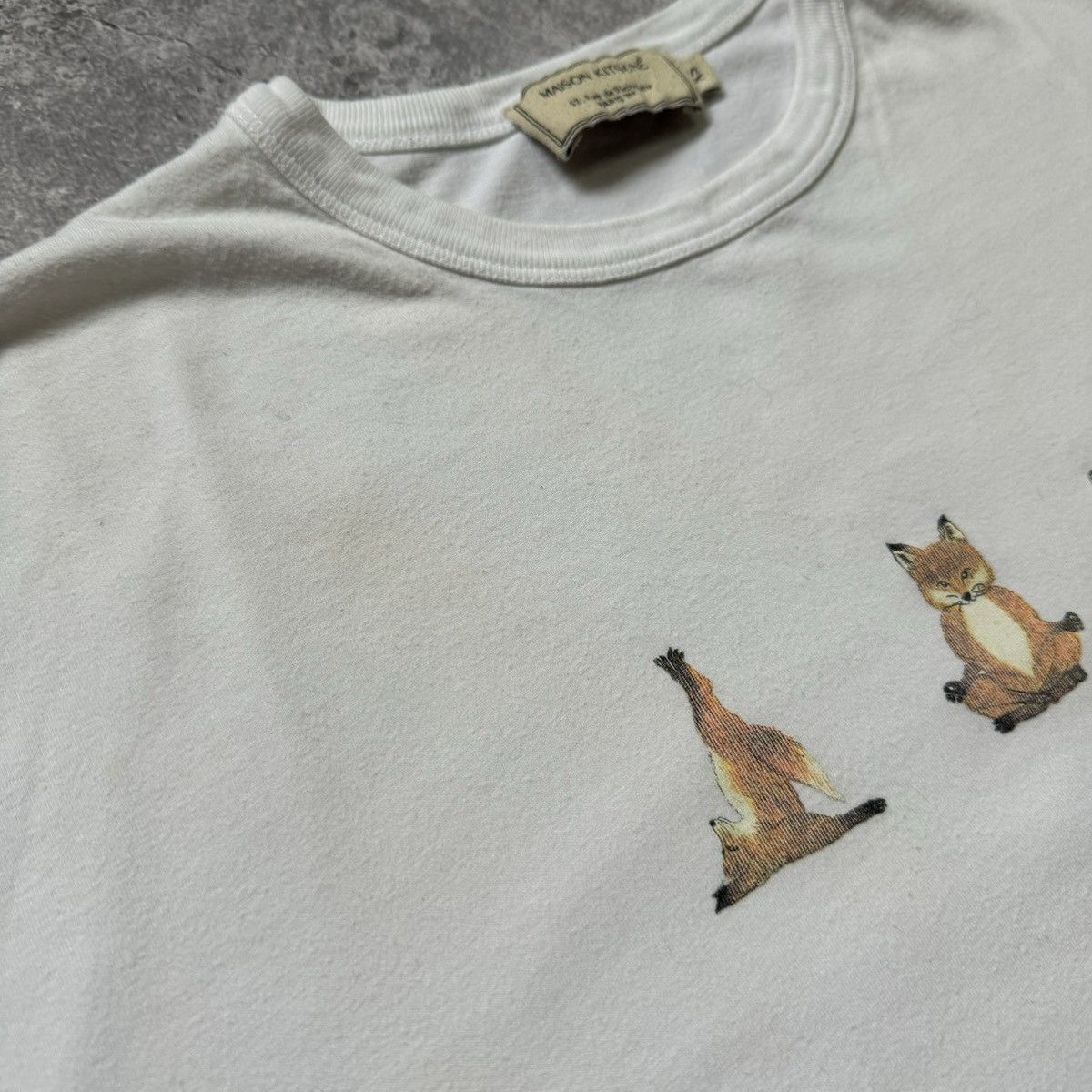 Maison Kitsune Maison Kitsune oversize fox T shirt Size US S / EU 44-46 / 1 - 7 Thumbnail