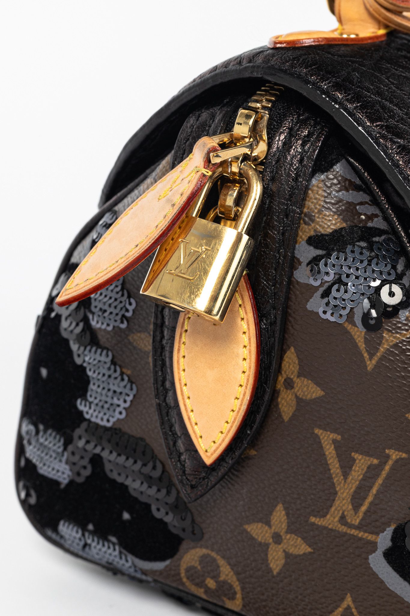 Louis Vuitton Louis Vuitton AW10 Carrousel Monogram Fleur de Jais Handbag Size ONE SIZE - 10 Thumbnail