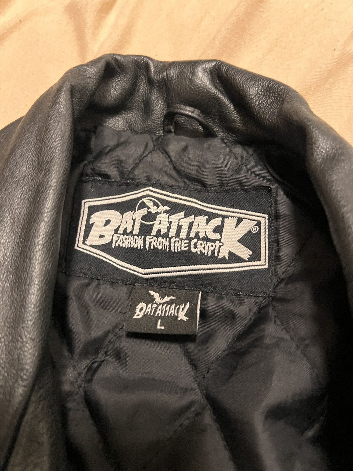 DC Comics × Vintage Biker Leather Skeleton Jacket Size US L / EU 52-54 / 3 - 4 Thumbnail