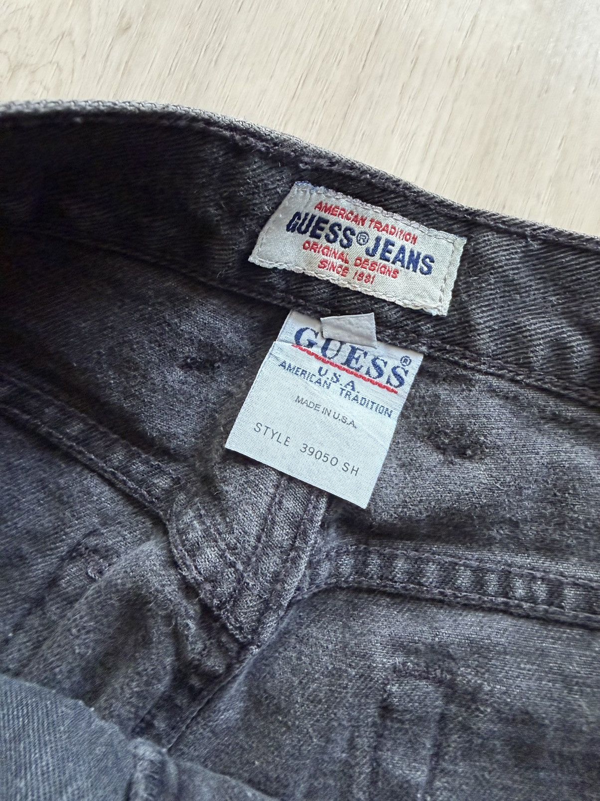 Guess Vtg 90s Guess High Rise Tapered Leg USA Sz 31 *fits Sz 30 Size 30" / US 8 / IT 44 - 5 Thumbnail