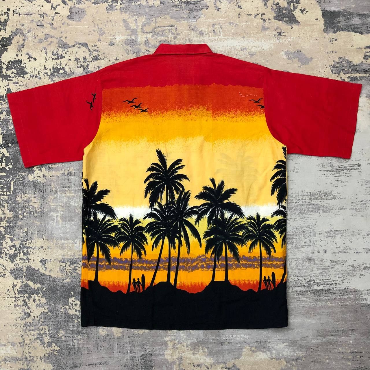 Other T157 VTG PANORAMA SUNSET BOWLING SHIRT Size US L / EU 52-54 / 3 - 3 Thumbnail