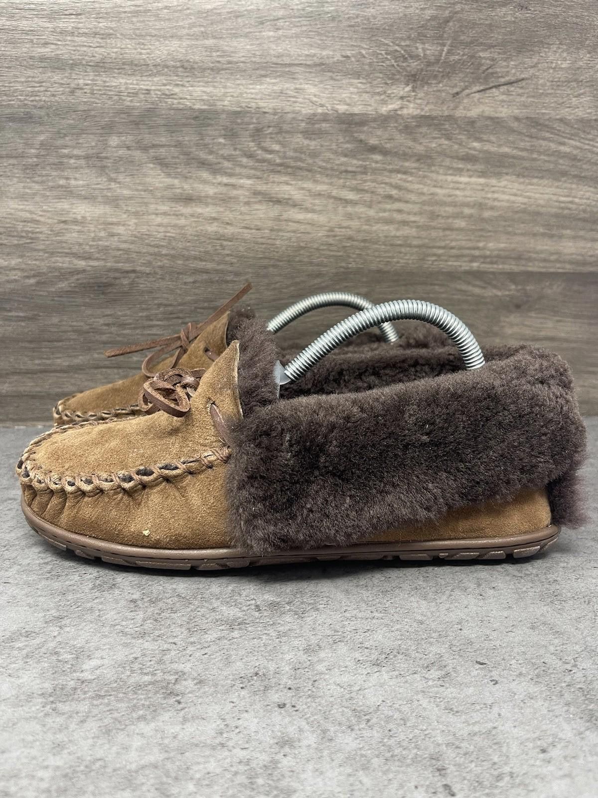 L.L. Bean LL Bean Wicked Good Moccasin Slippers Womens Size 8 Brown Size US 8 / IT 38 - 1 Thumbnail