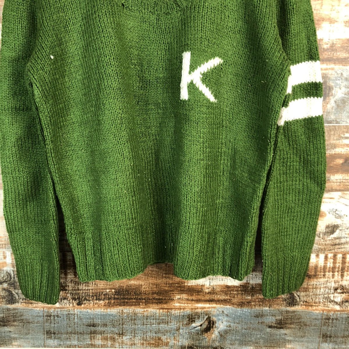 Homespun Knitwear × Japanese Brand Japanese Brand Green vintage Knitwear #A1651 Size S / US 4 / IT 40 - 6 Thumbnail