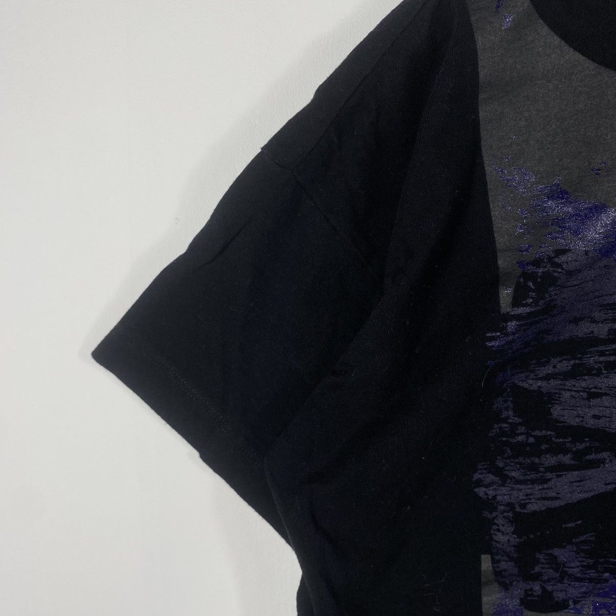 Y's Y's By Yohji Yamamoto Abstract Graphic Women Baggy Tee Shirt Size XS / US 0-2 / IT 36-38 - 2 Thumbnail