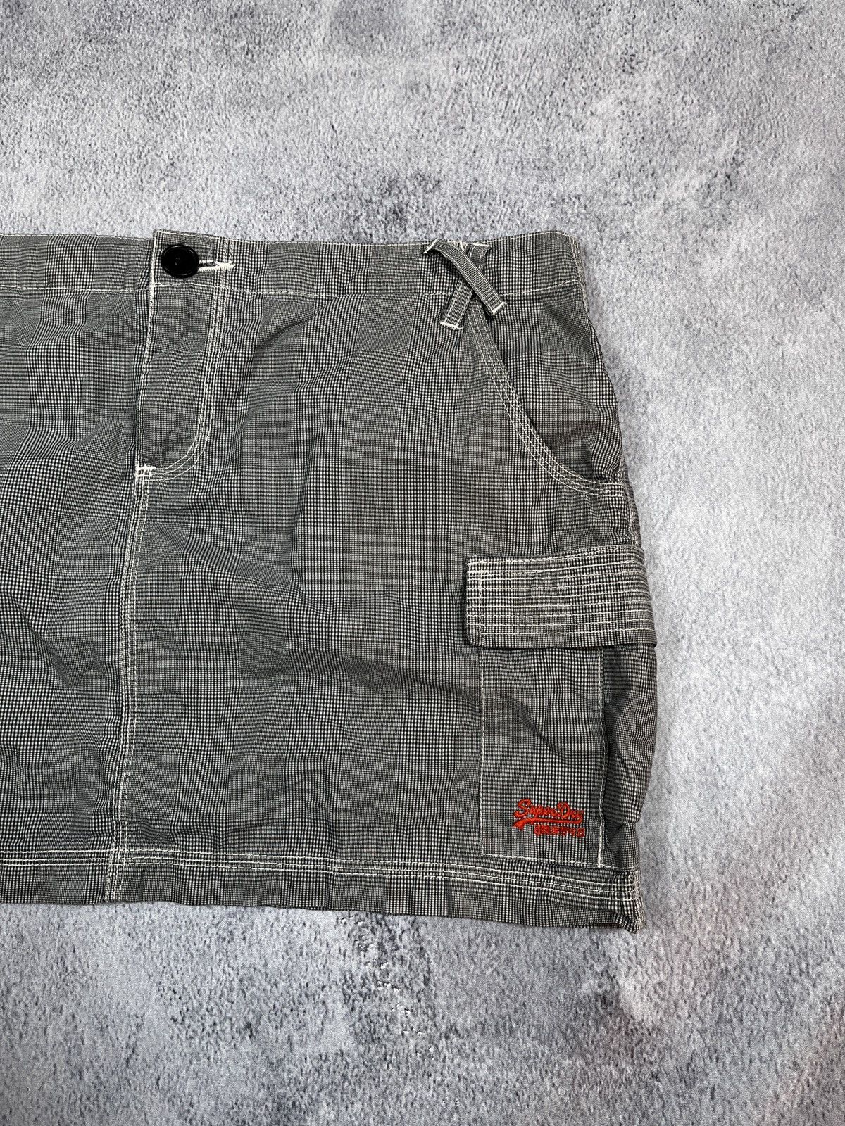 Japanese Brand × Vintage Vintage Y2K low rise cargo check skirt Japanese 00s style Size 30" / US 8 / IT 44 - 3 Thumbnail