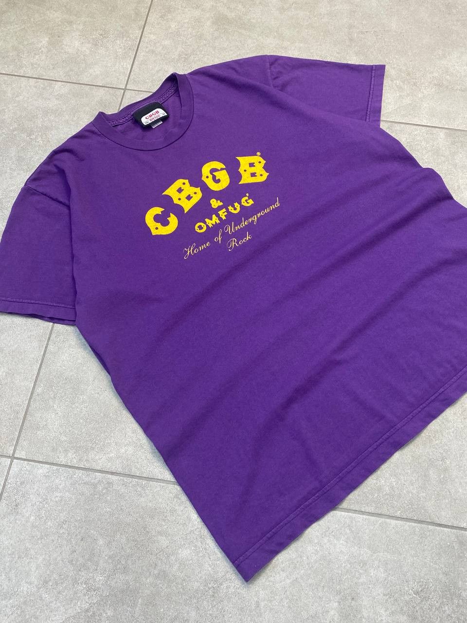 Band Tees Vintage CBGB & OMFUG Home of Underground Rock T-Shirt Size US L / EU 52-54 / 3 - 5 Thumbnail