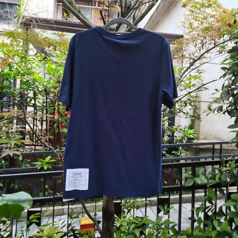 Loewe LOEWE Blue lettering short sleeve T-shirt Size US XS / EU 42 / 0 - 2 Thumbnail