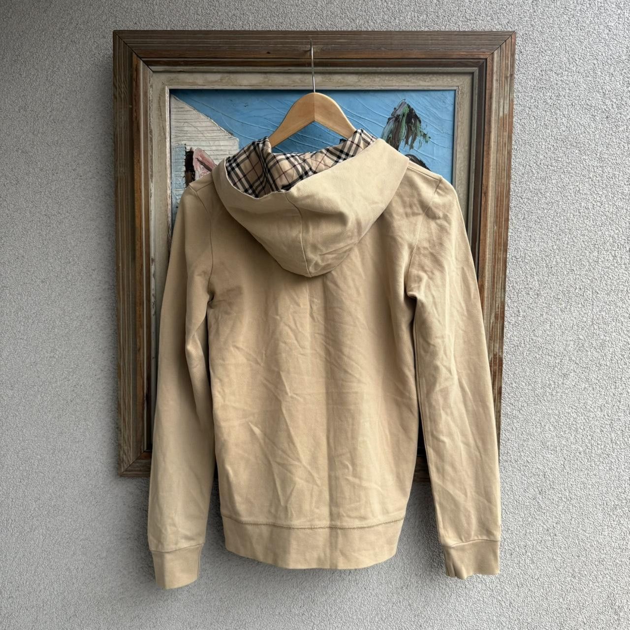 Burberry Burberry Womans Hoodie Nova Check y2k Tan Size M / US 6-8 / IT 42-44 - 2 Thumbnail