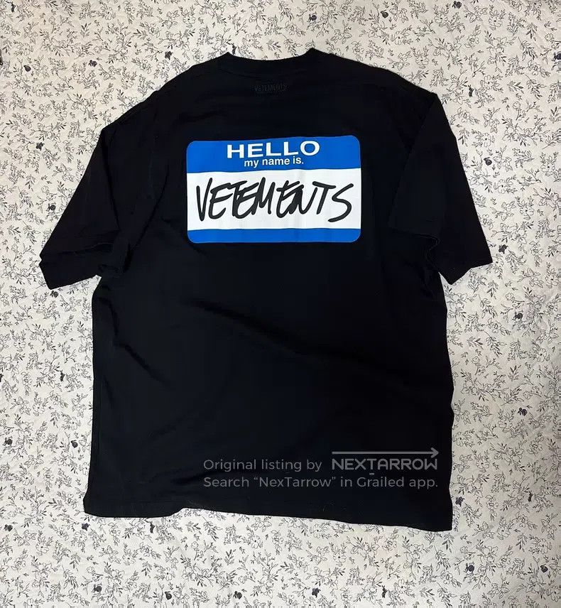 Vetements VETEMENTS Signature Short Sleeve Size US S / EU 44-46 / 1 - 2 Thumbnail