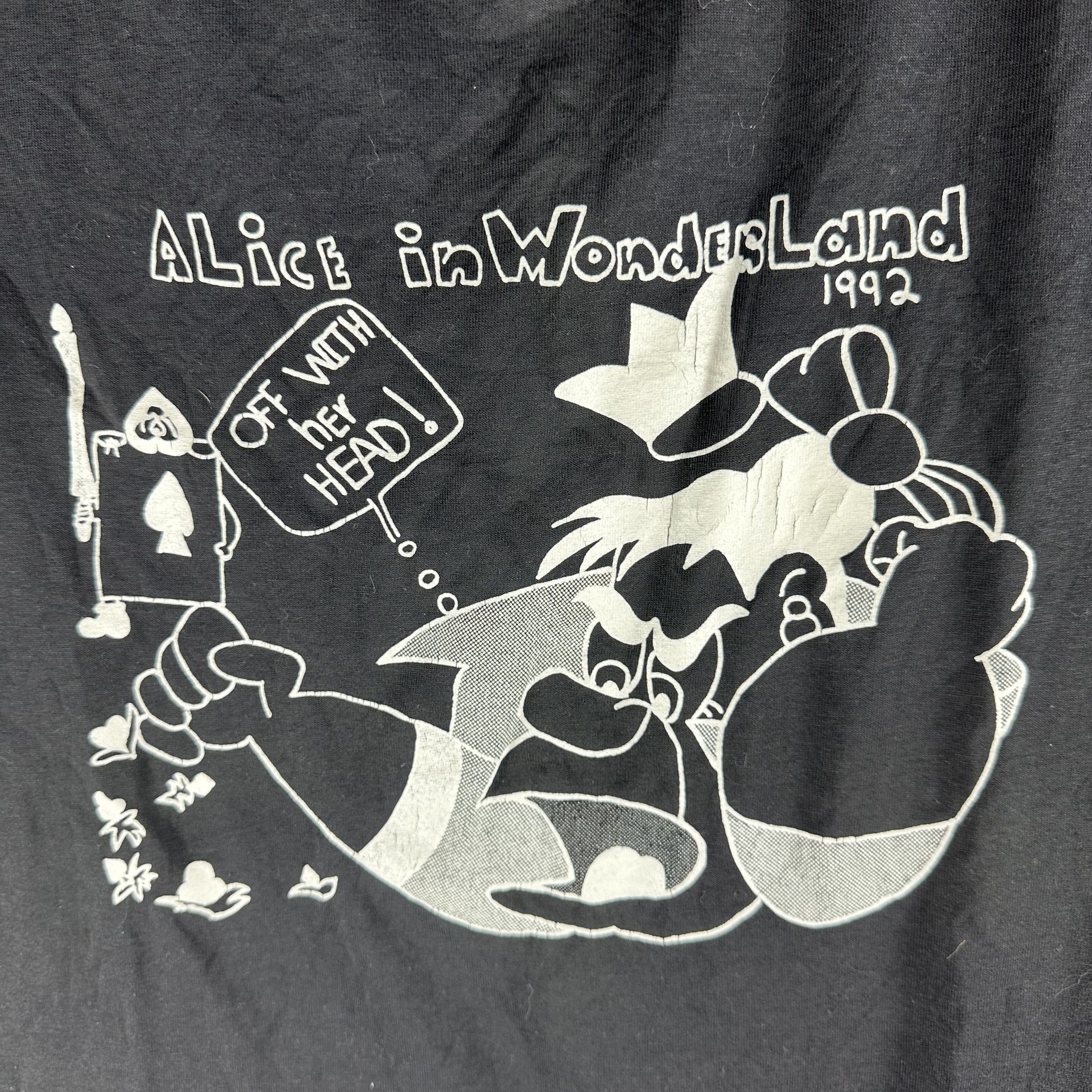 Vintage Vintage1992 Alice In Wonderland Off With Her Head T-Shirt Size US S / EU 44-46 / 1 - 2 Thumbnail