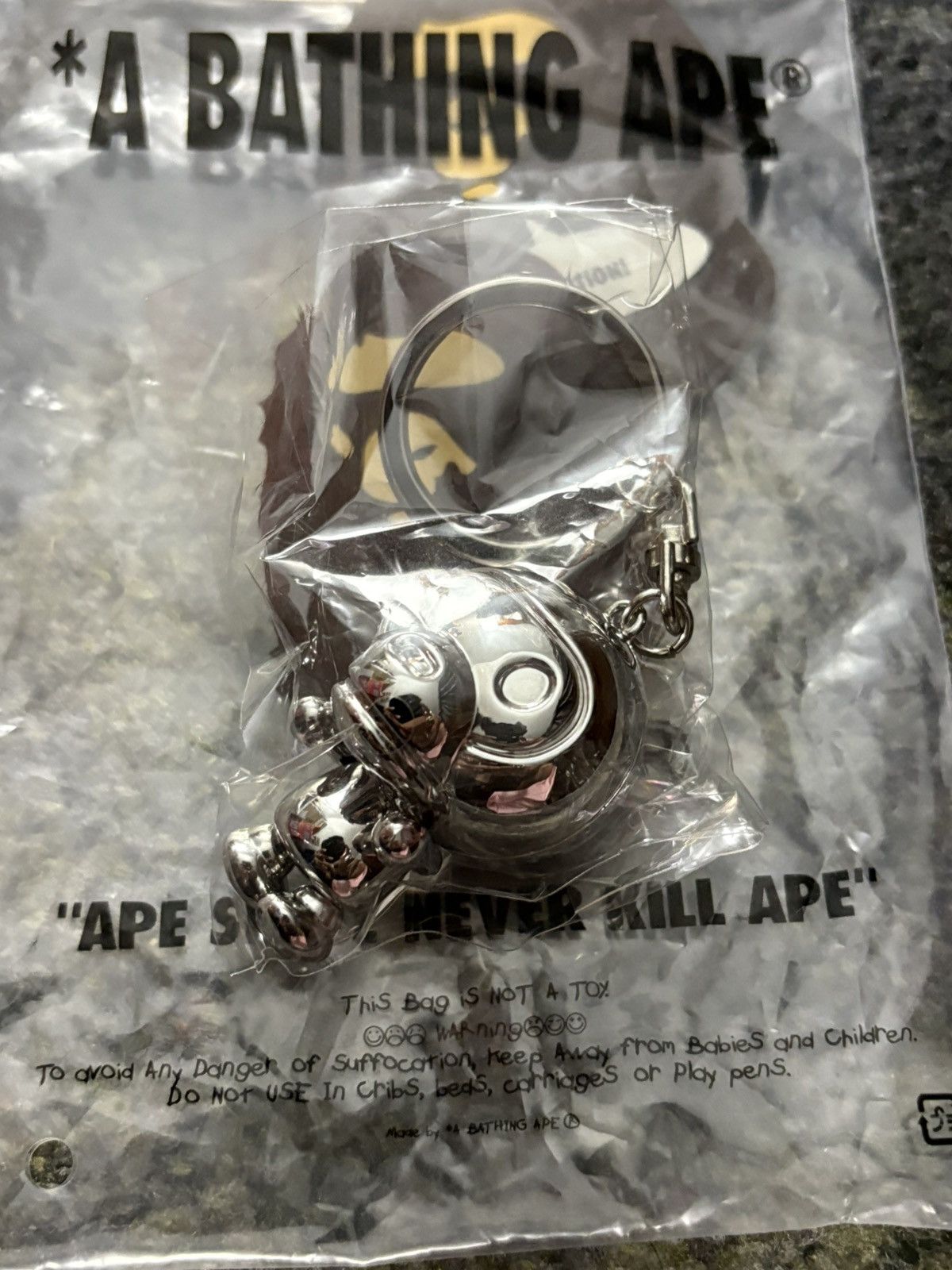 A Bathing Ape Bape Baby Milo Heavyweight Keychain