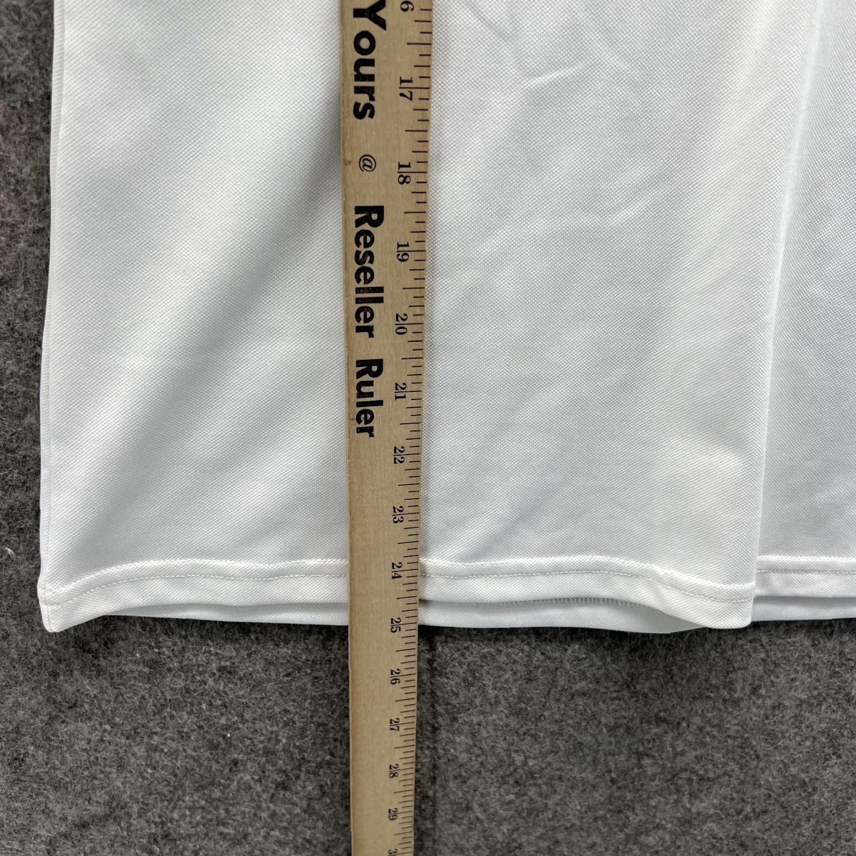 Izod VINTAGE Izod Polo Shirt Women Large Ladies White Purple Athletic Polyester Spandex Size L / US 10 / IT 46 - 6 Thumbnail