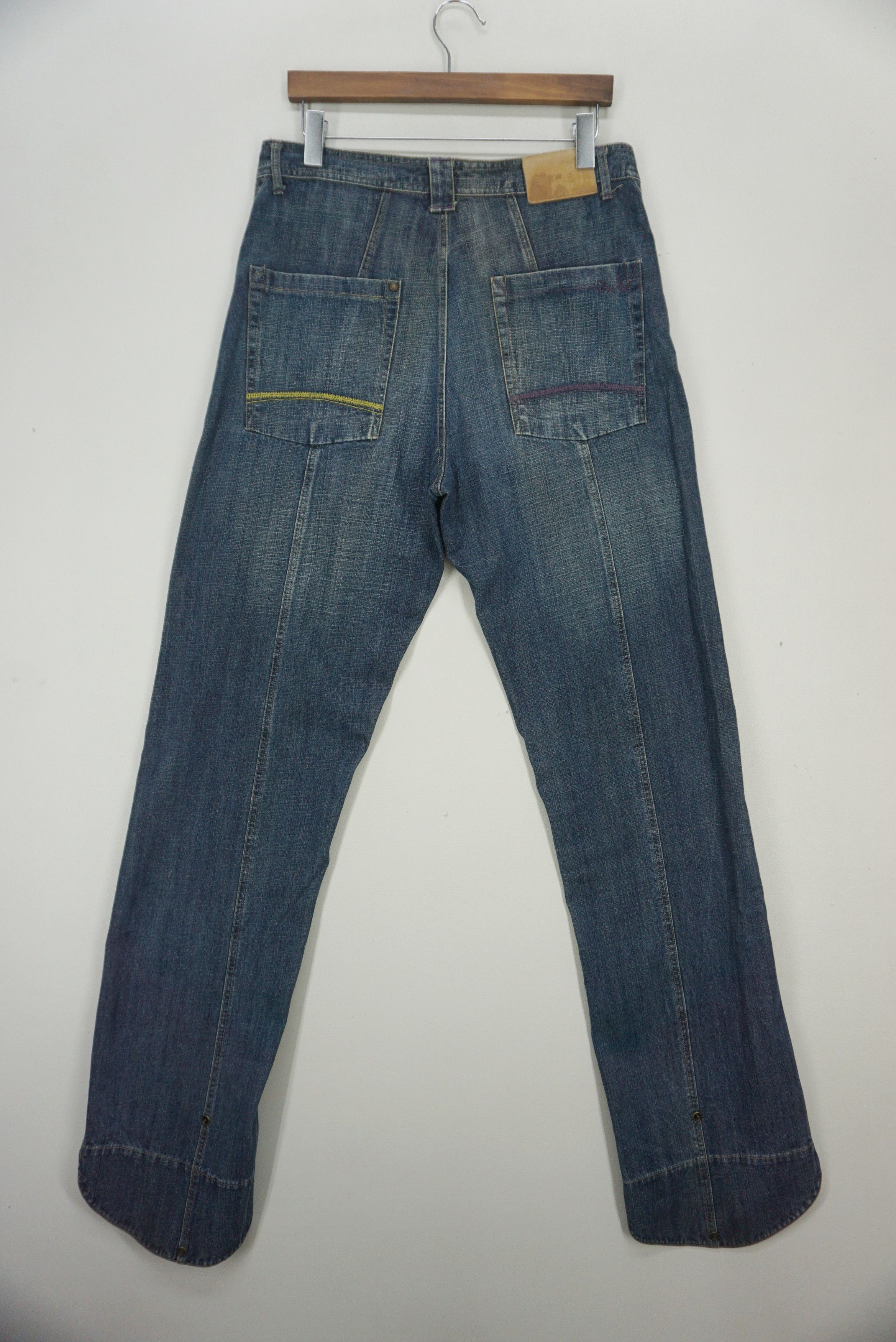 Live Mechanics Y2K Baggy Jeans Size 34 fit W36xL35 Live Mechanics Denim Size US 34 / EU 50 - 2 Thumbnail