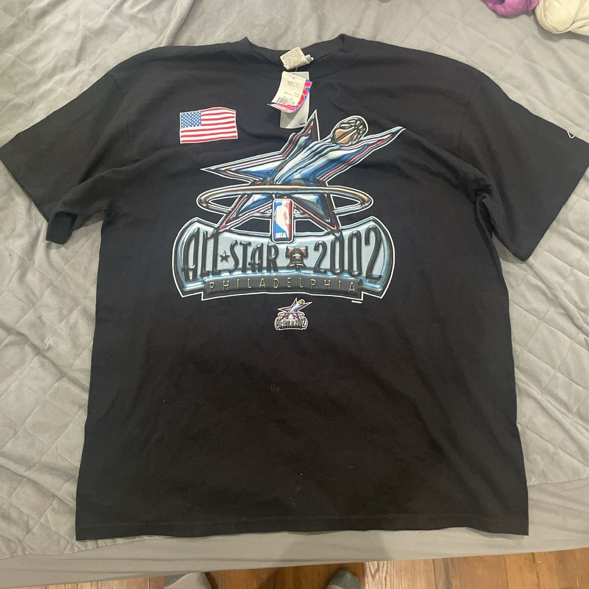 vintage reebok 2002 philadelphia all star t shirt