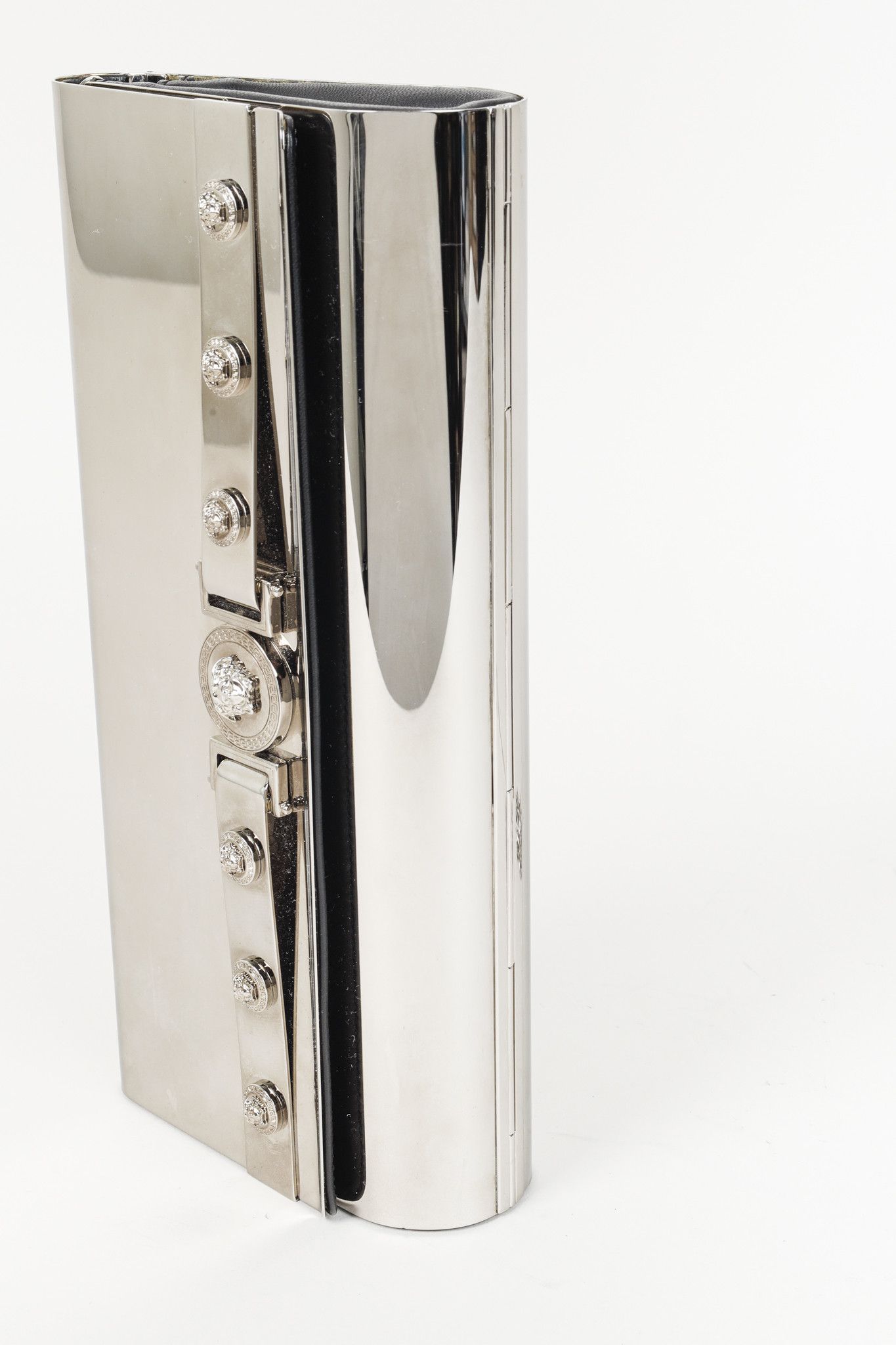 Versace Versace Runway Medusa Silver Metal Clutch Size ONE SIZE - 5 Thumbnail