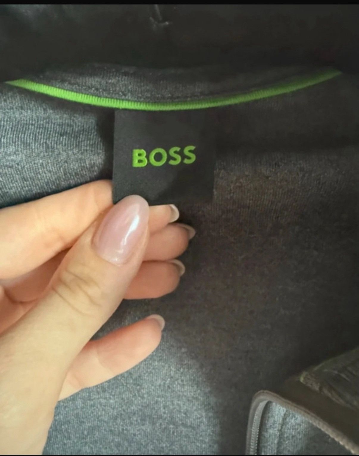 Hugo Boss Hugo Boss Green Skaz X, Men's Gray Zip-Up Sweatshirt, M Size US M / EU 48-50 / 2 - 5 Thumbnail