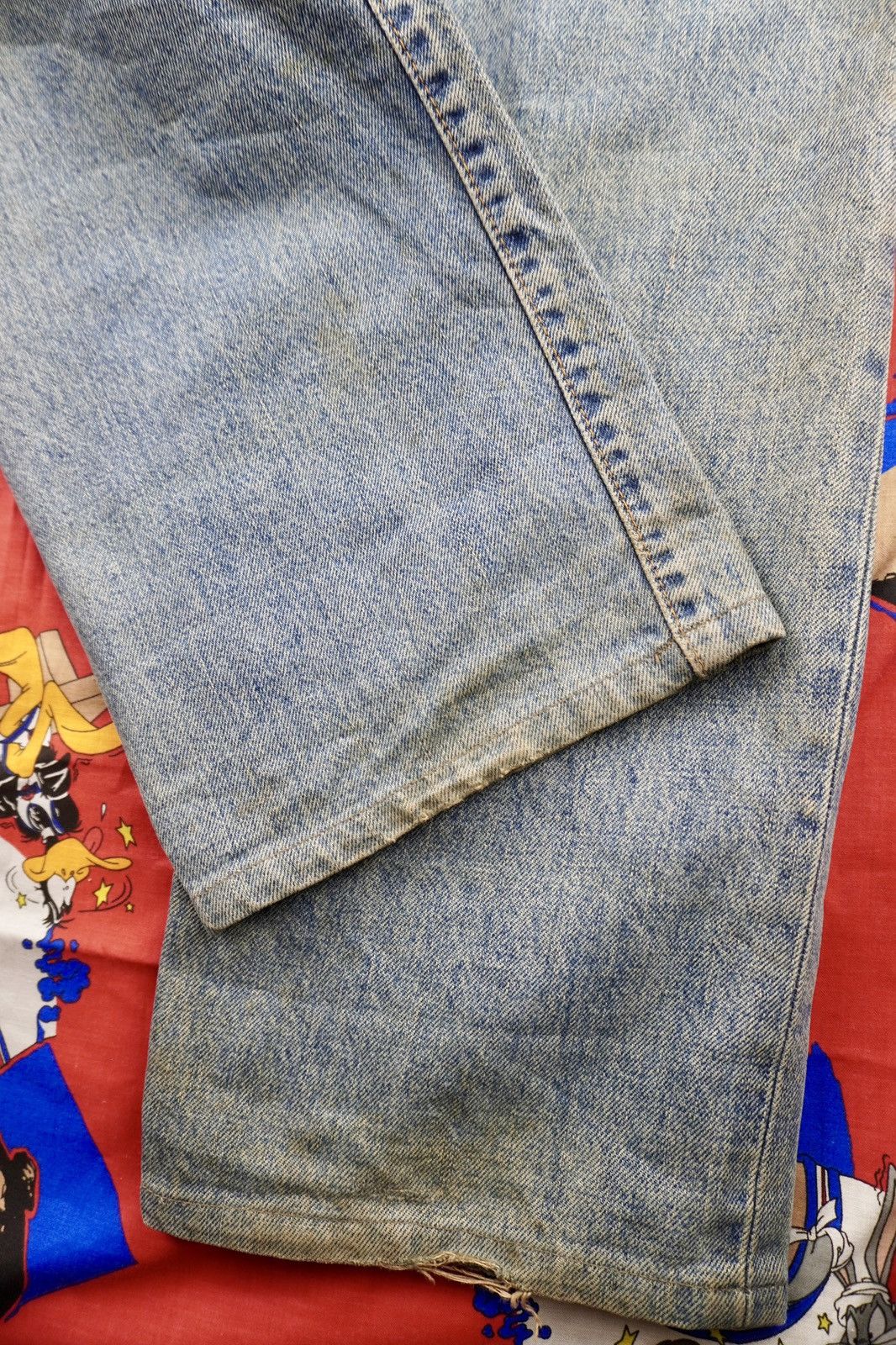 Levi's Vtg levis 551z 90s Big E Japan Made Selvedge Distressed Size US 30 / EU 46 - 16 Thumbnail