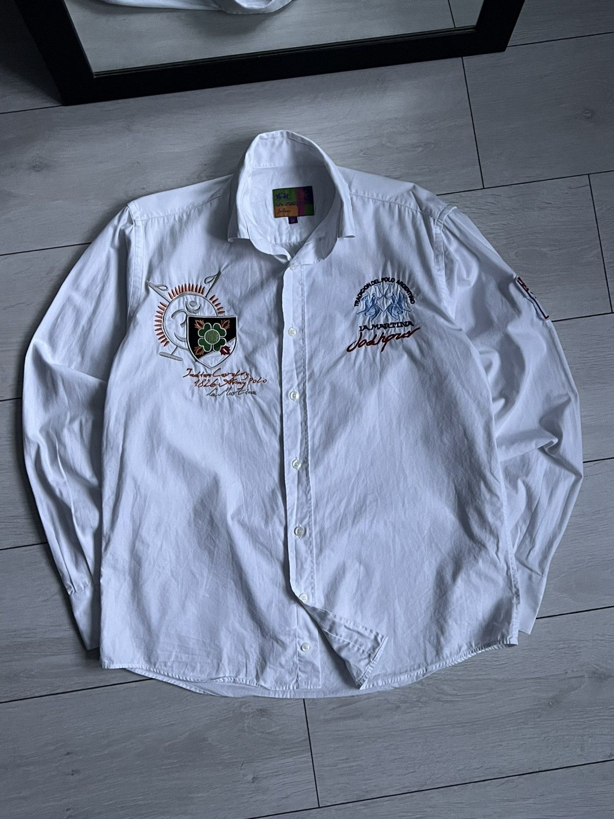 La Martina La Martina Logo Shirt Size US M / EU 48-50 / 2 - 1 Thumbnail