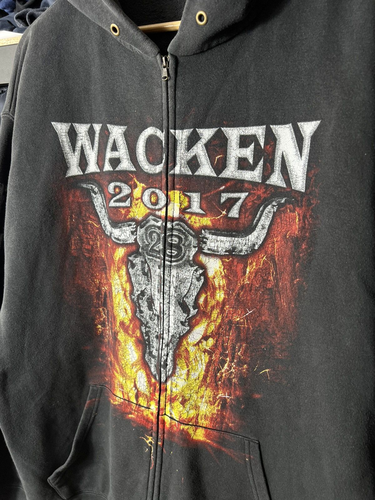 Band Tees Wacken Open Air 2017 Zip Hoodie Band Merch Size US L / EU 52-54 / 3 - 2 Thumbnail