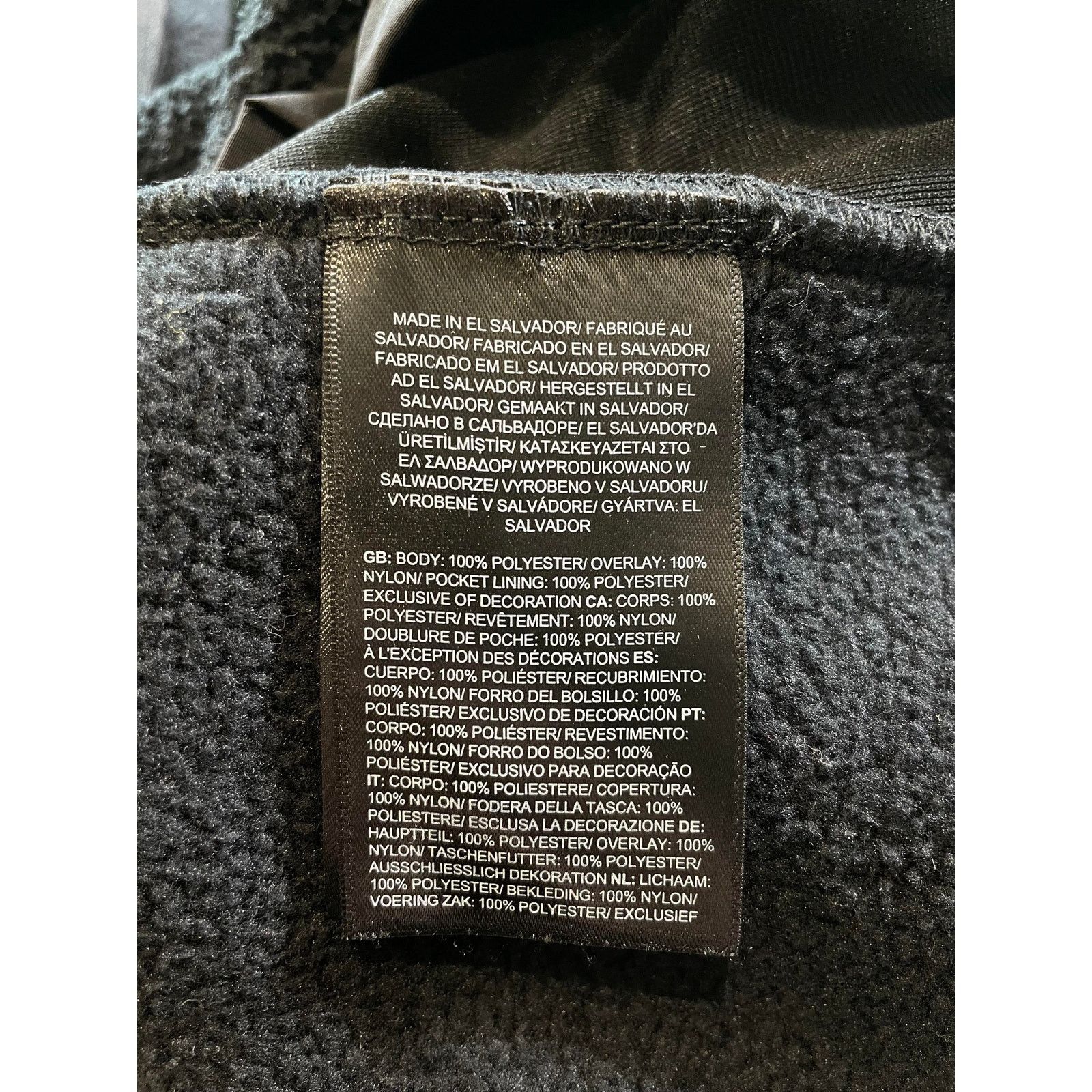 The North Face The North Face Fleece Black Zip Up Size US L / EU 52-54 / 3 - 12 Thumbnail