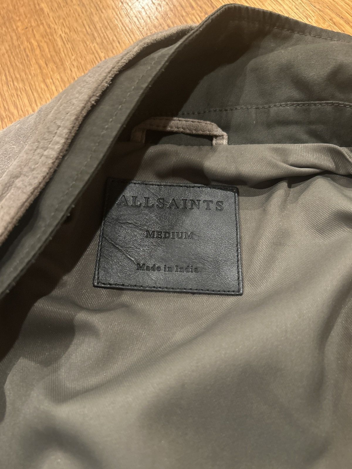 Allsaints Allsaints Suede Shirt Jacket Gray Medium Military Size US M / EU 48-50 / 2 - 5 Thumbnail