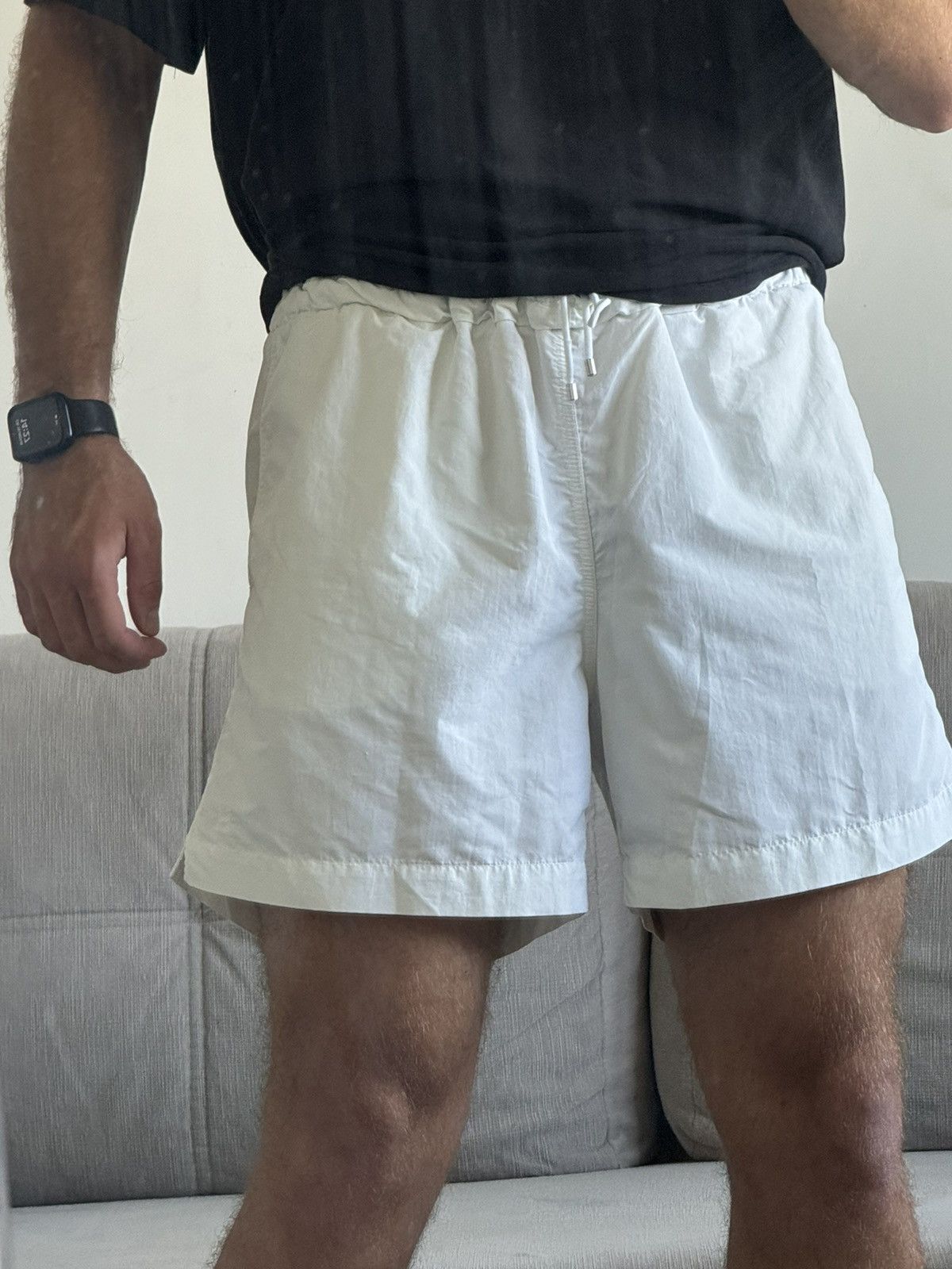 Hermes Hermes cream white swimwear shorts Size US 36 / EU 52 - 13 Thumbnail