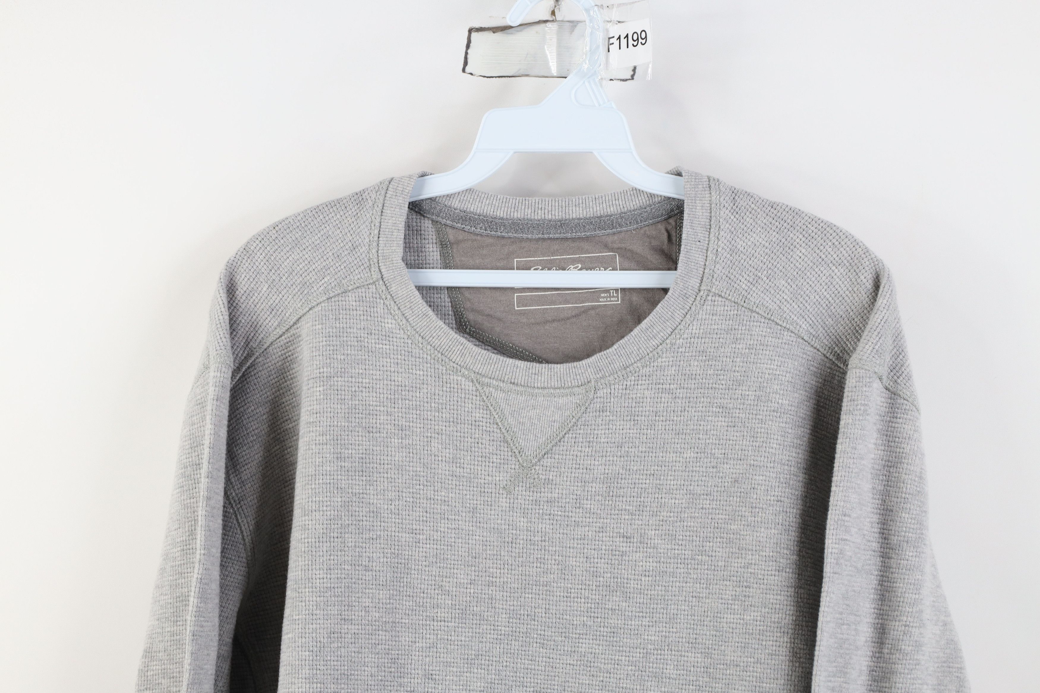 Eddie Bauer Vintage Eddie Bauer Waffle Knit Long Sleeve T-Shirt Gray Size US L / EU 52-54 / 3 - 2 Thumbnail