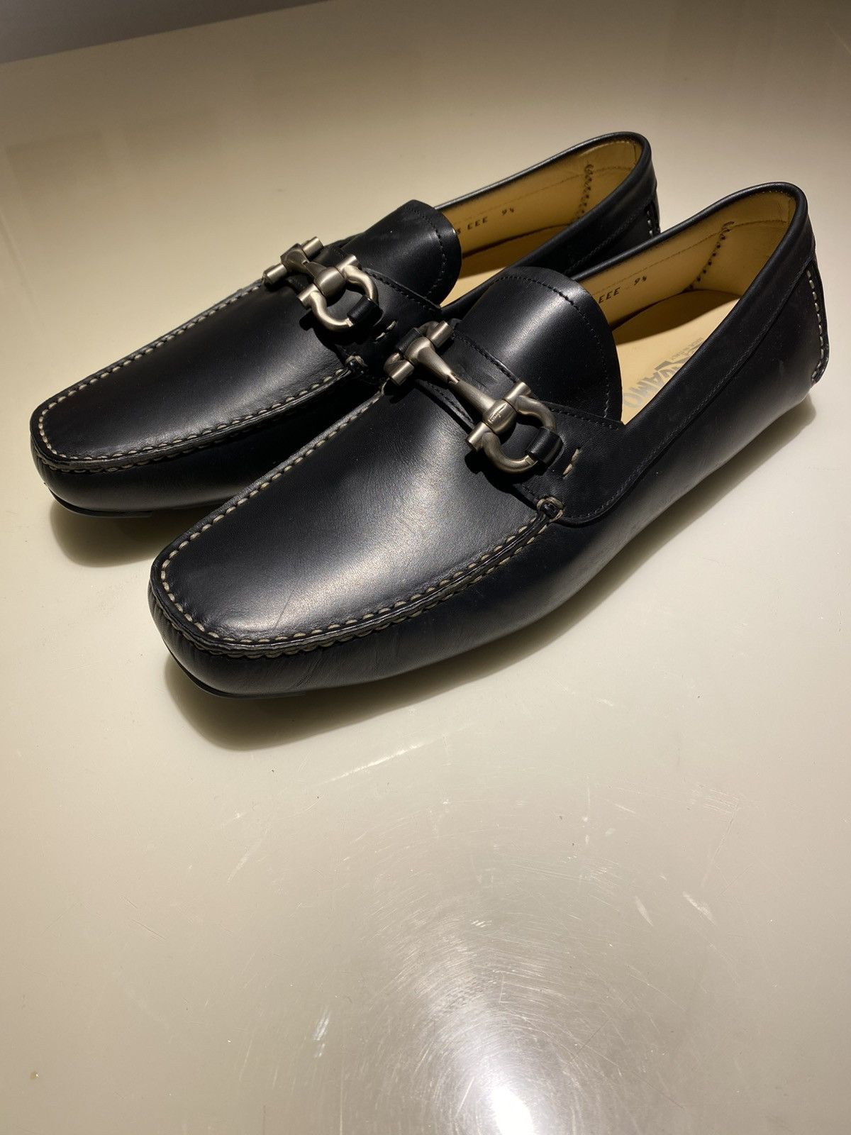 Salvatore Ferragamo Salvatore Ferragamo Parigi Leather Loafers 9.5 Size US 9.5 / EU 42-43 - 1 Thumbnail