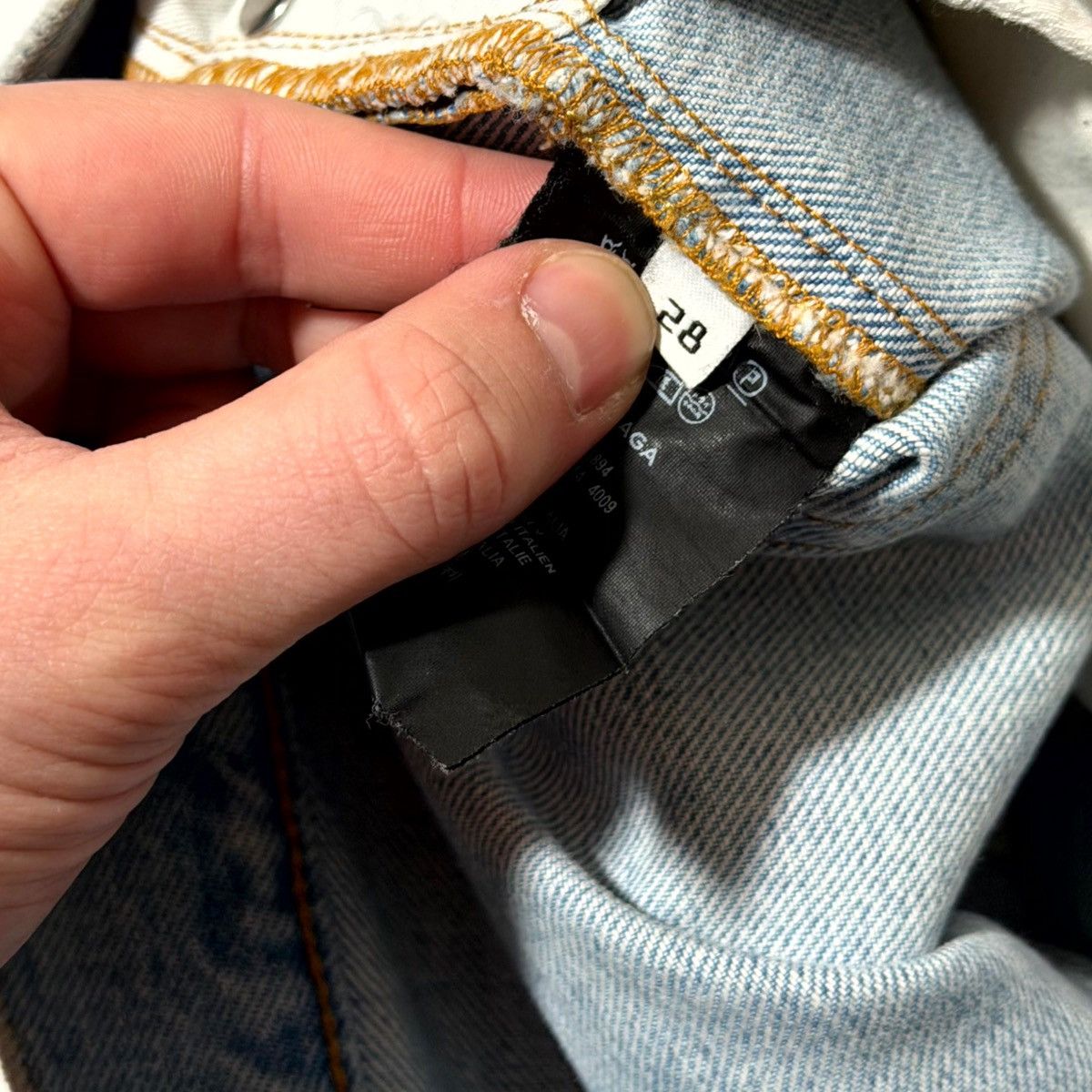 Balenciaga 2018 Balenciaga Paneled Convertible Denim Size US 30 / EU 46 - 7 Thumbnail