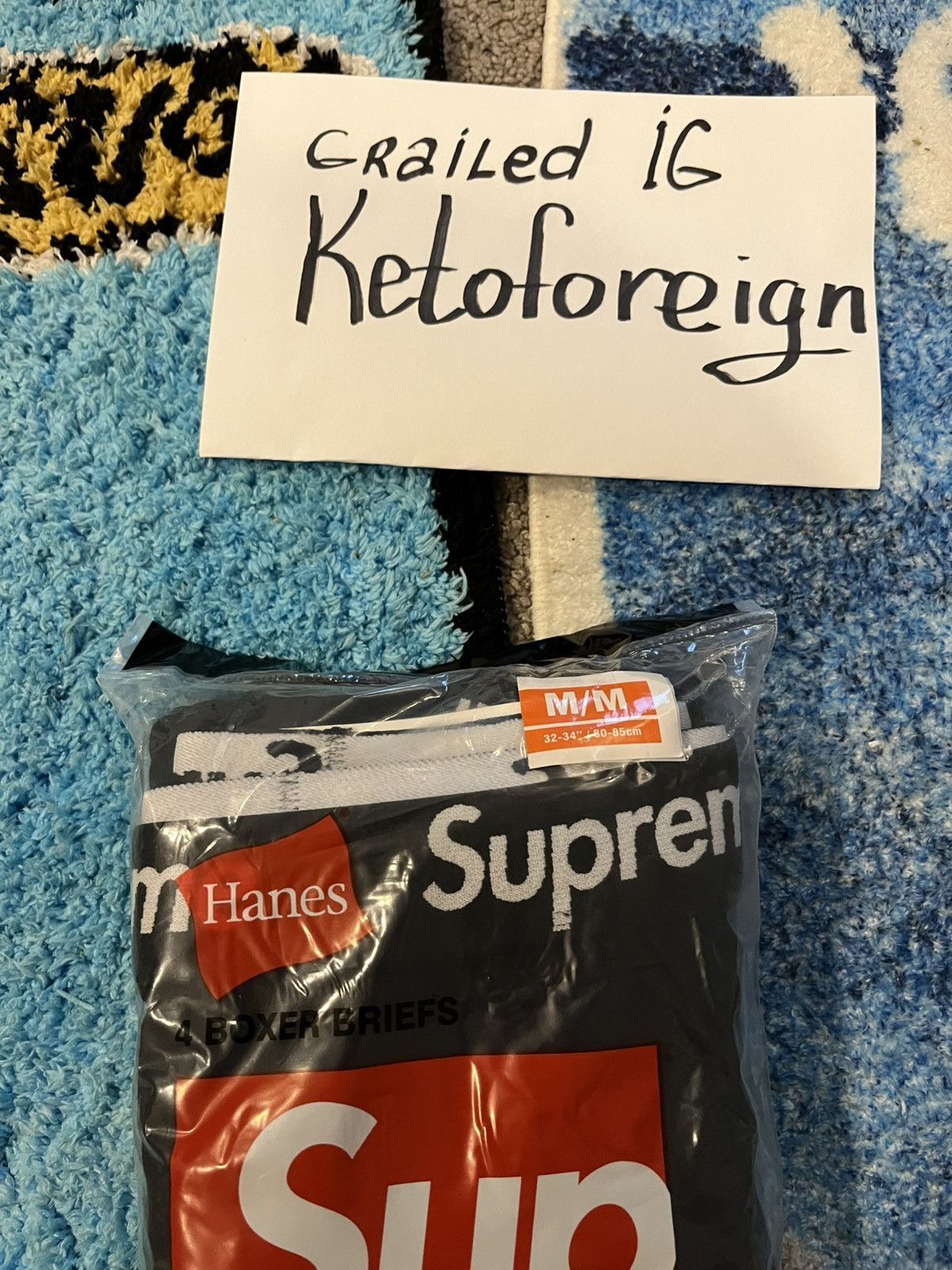 Supreme Supreme Black underwear SZ M (32-34) brand new Size 32 - 3 Thumbnail