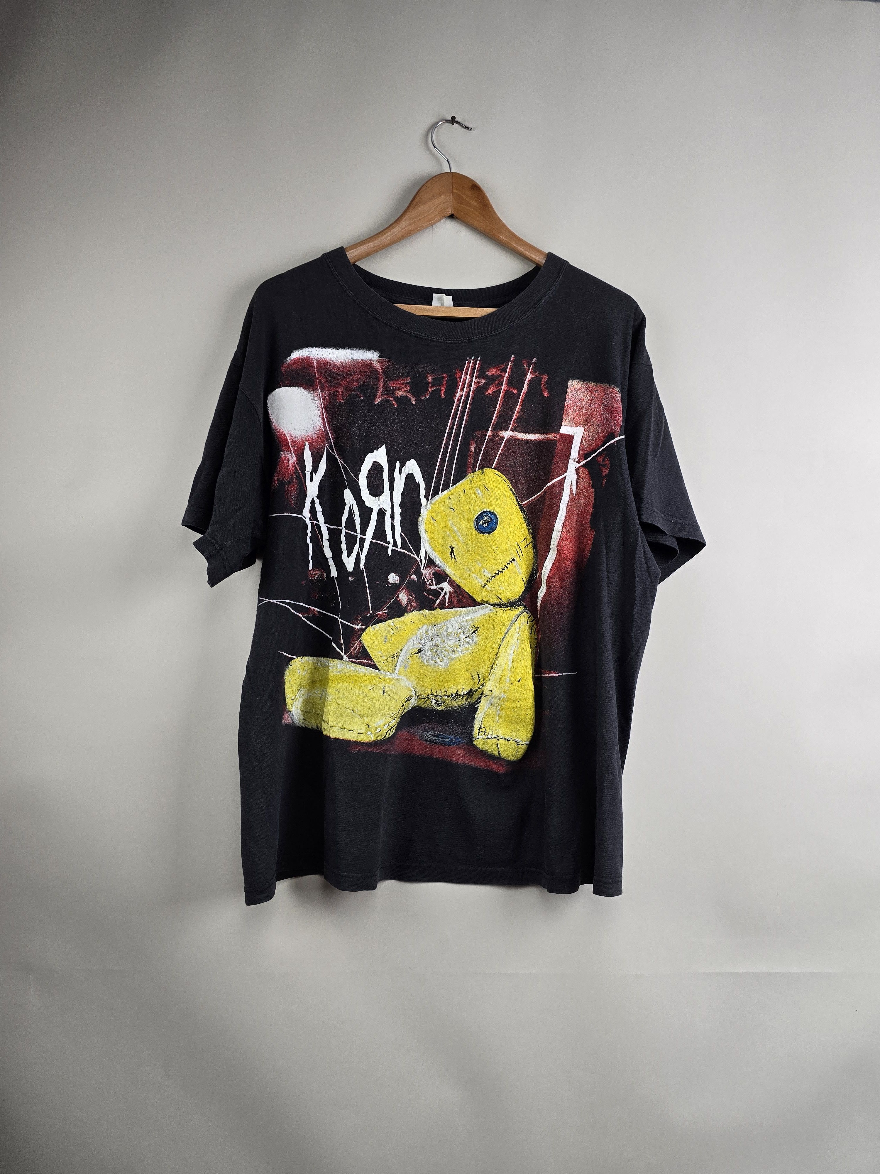 Band Tees × Vintage 90s Korn Issues Bootleg XL 23" 27" Size US XL / EU 56 / 4 - 6 Thumbnail