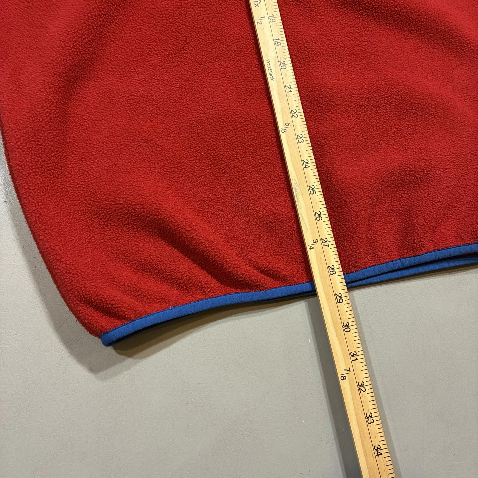 Patagonia Patagonia Synchilla Snap T Fleece ~ Men's L ~ Navy & Red Size US L / EU 52-54 / 3 - 7 Thumbnail