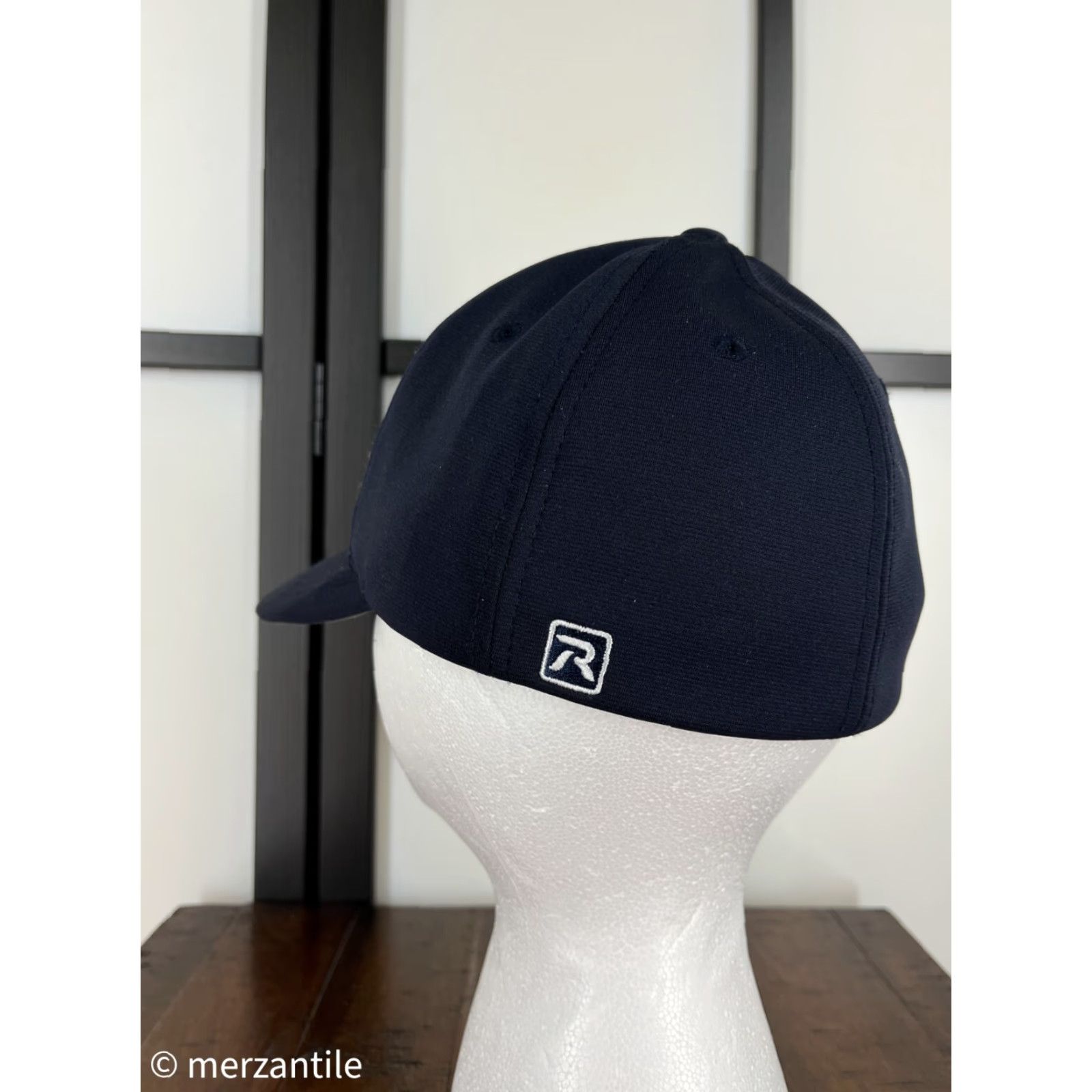 Vintage Raven Hat Cap Richardson Adjustable Adult Blue White Cotton Polyester One Size Baseball Cap Mens G Size ONE SIZE - 5 Thumbnail