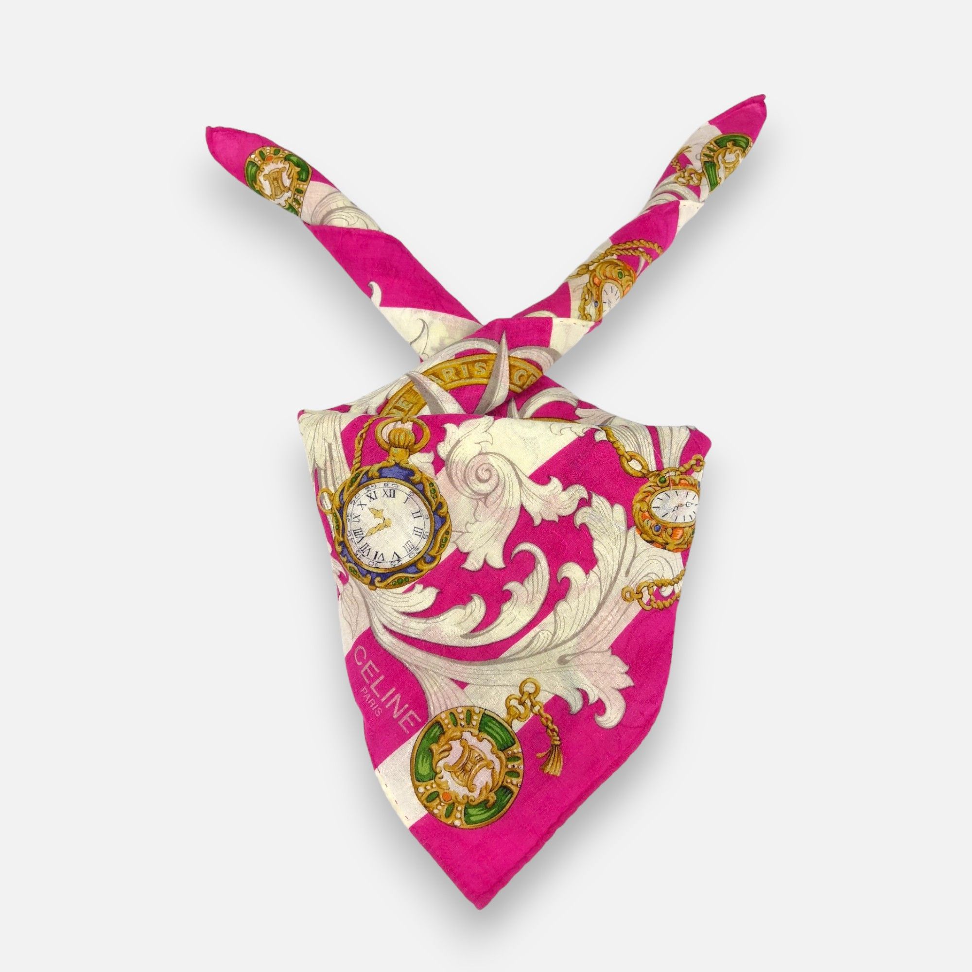 Celine × Vintage Vintage Celine Handkerchief Neckerchief Bandana Size ONE SIZE - 1 Thumbnail