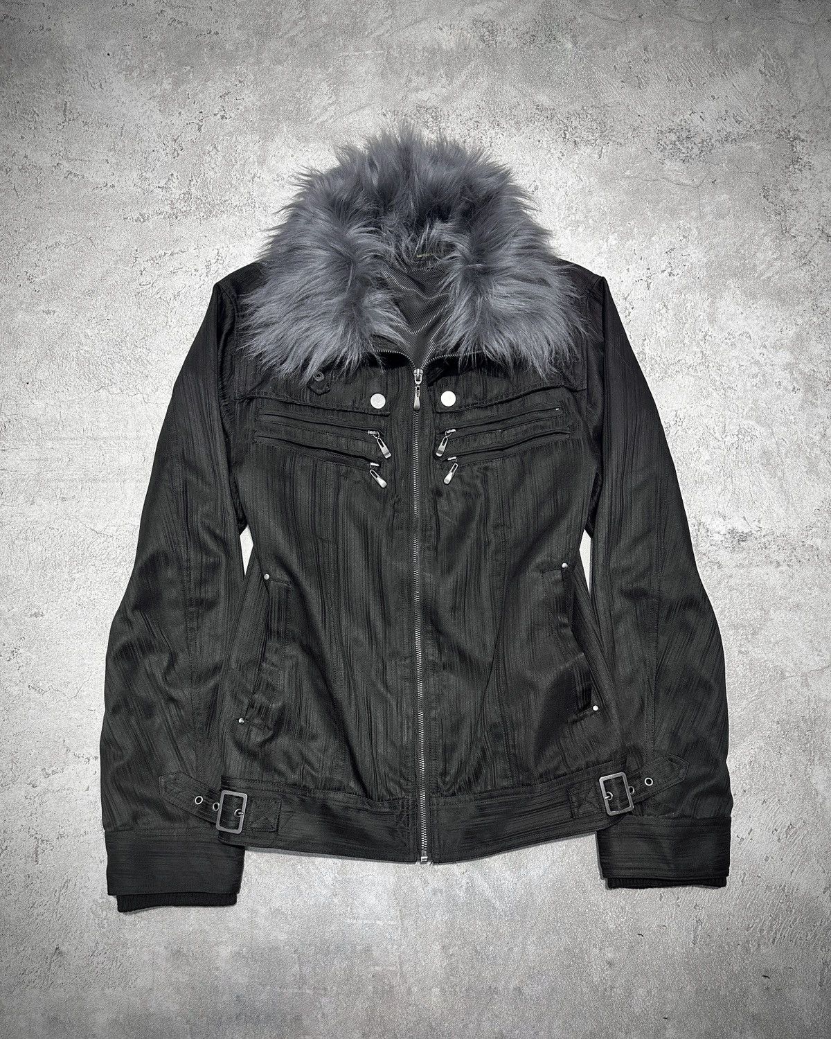 ジャケット・アウター leather fur jacket archive vkei fuga leather fur jacket archive vkei fuga - メルカリ