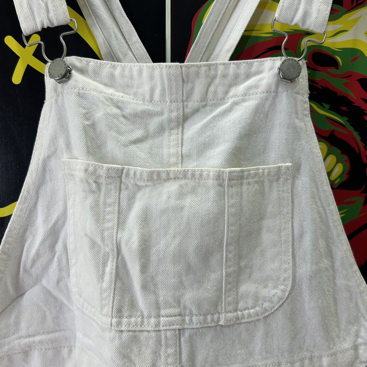 Vintage Vintage GU Jeans Bid White Jumpsuit Size 33" - 7 Thumbnail