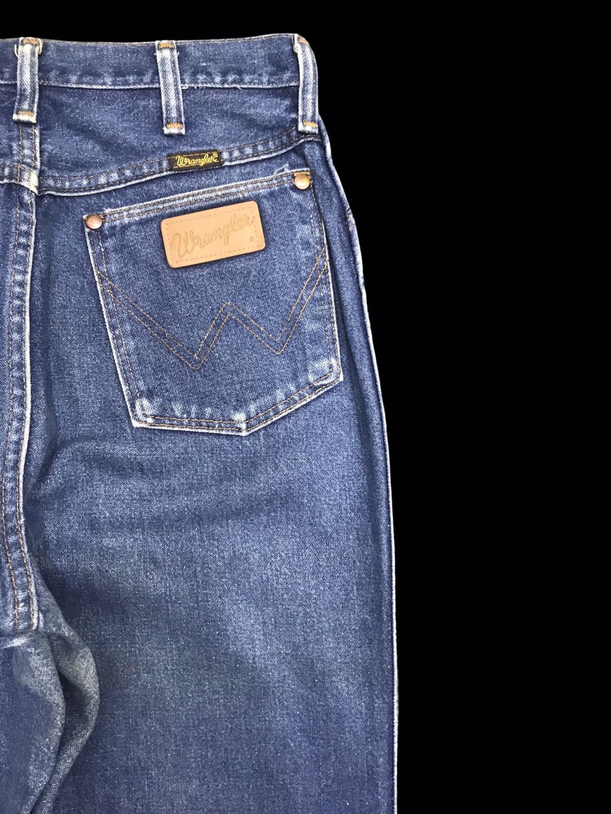 Vintage × Wrangler 💥VINTAGE 70s💥Wrangler 13MWZR Blue Denim F150 Size US 28 / EU 44 - 10 Thumbnail