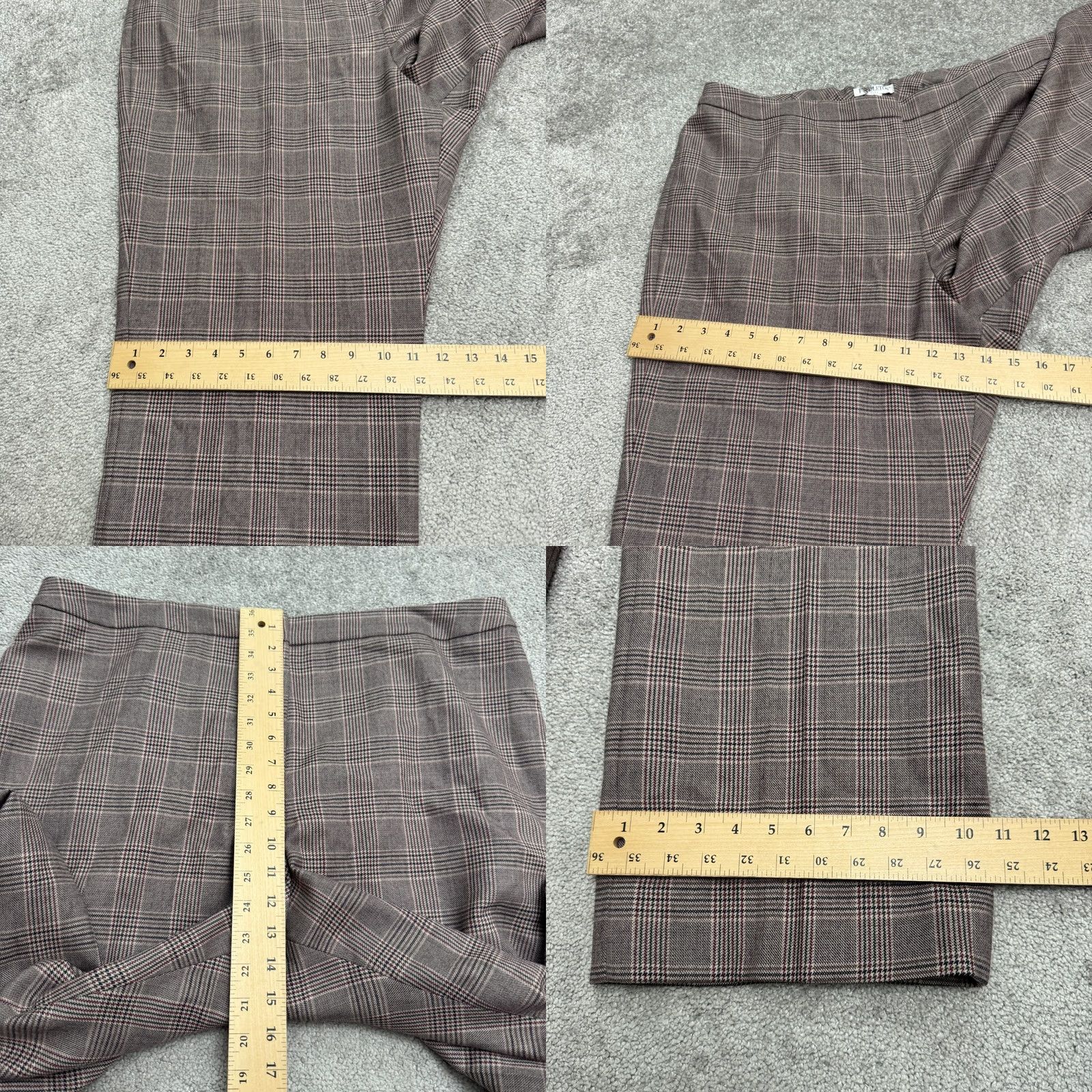 Pendleton Pendleton Wool Plaid Dress Pants Womens 18W Brown Straight Leg Size 40" / US 18 - 9 Thumbnail