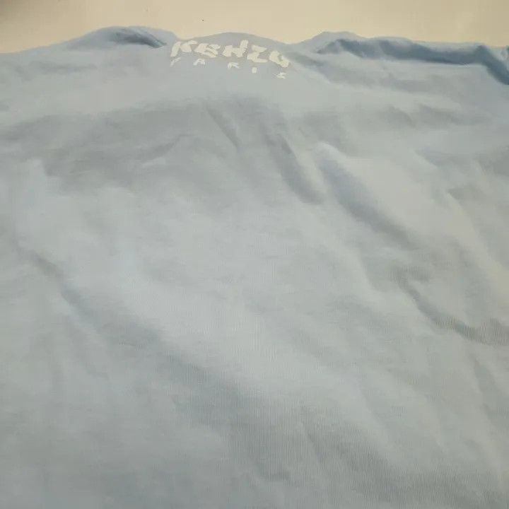 Kenzo KENZO Drawn Varsity T-Shirt in Light Blue -2507 Size US XL / EU 56 / 4 - 4 Thumbnail