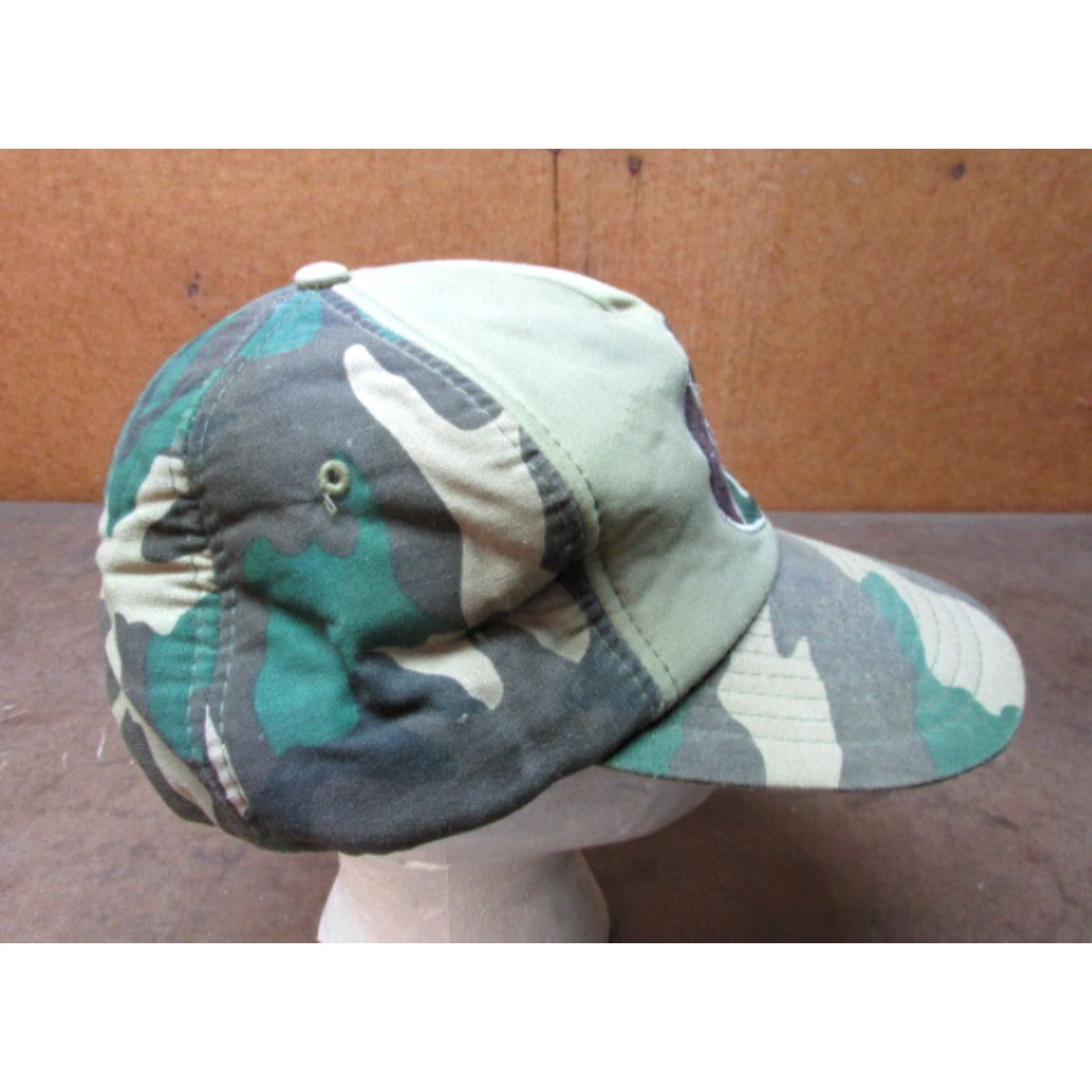 Vintage VINTAGE Hunting Camo SSBC Patch Farm Trucker Hat old school Hat Size ONE SIZE - 5 Thumbnail