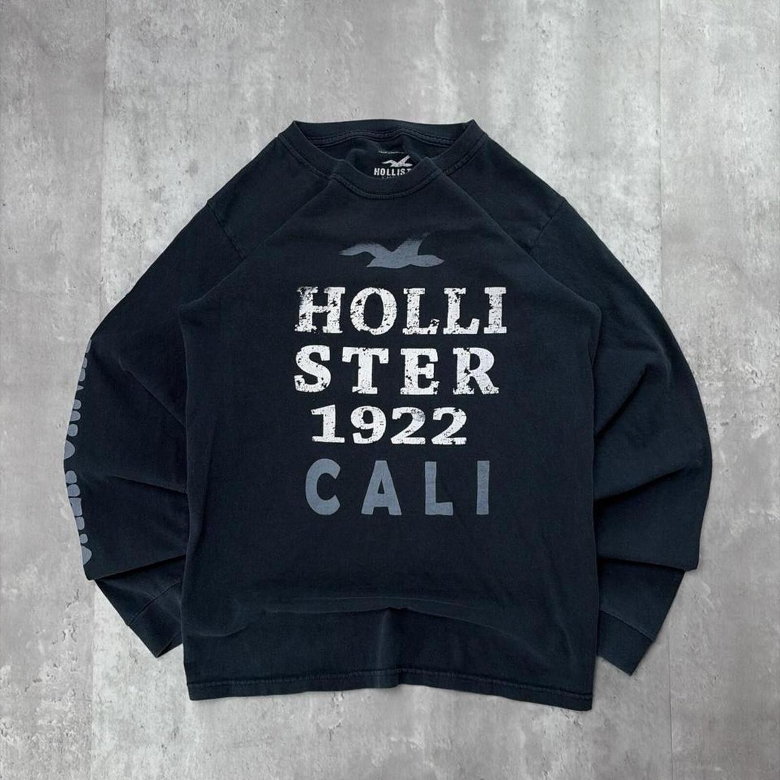 Other Y2K Black Hollister Surf Grunge Long Sleeve Shirt Size US S / EU 44-46 / 1 - 1 Thumbnail