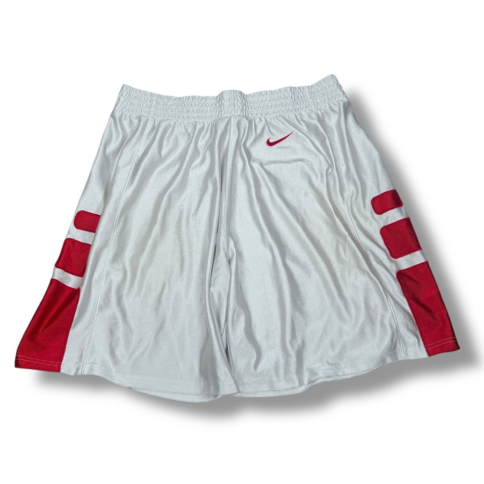 Nike VTG Nike Dazzle Basketball Shorts Men’s XL White Drawstring Size US 36 / EU 52 - 1 Thumbnail