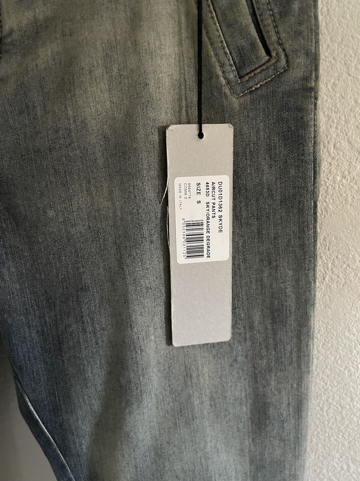 Rick Owens × Rick Owens Drkshdw Rick Owens Drkshdw Sky/Orange Aircuts Samples Size US 30 / EU 46 - 3 Thumbnail
