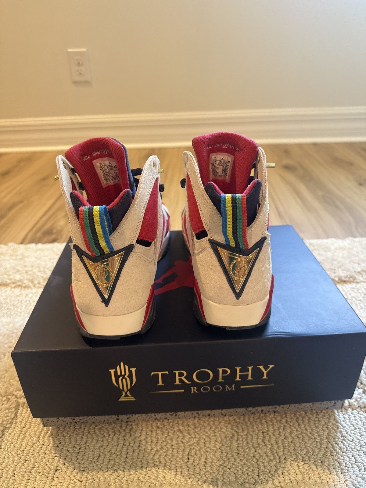 Jordan Brand Nike Air Jordan 7 Retro x Trophy Room “New Sheriff in Town” Size US 9.5 / EU 42-43 - 7 Thumbnail